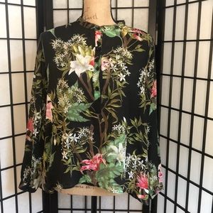 Isabel Marant Etoile Floral Cotton Blouse EU 40